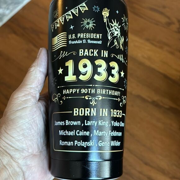 1993 insulated mug!  Anyone you know celebrating their 92nd this year? - Picture 4 of 11